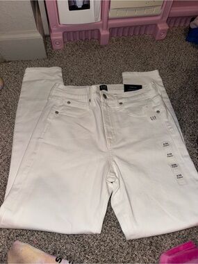 GAP White High-Rise Women's Jeans